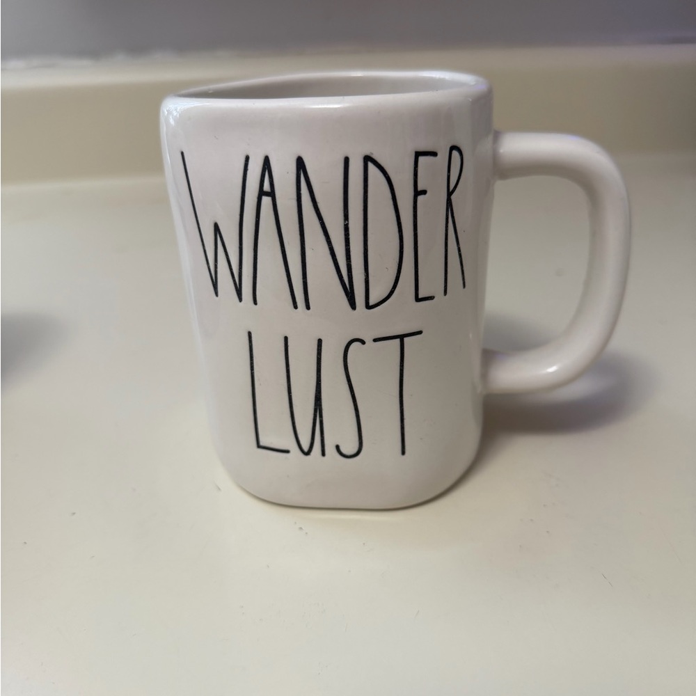 Rae Dunn Wanderlust Cream Mug